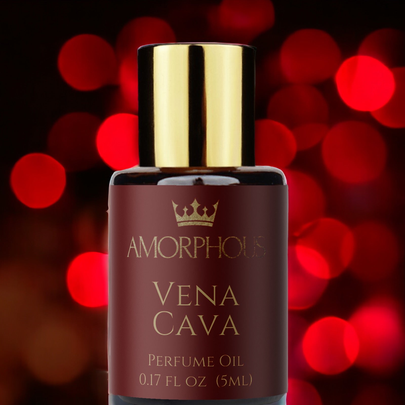 a bottle of perfume with a blood accord
