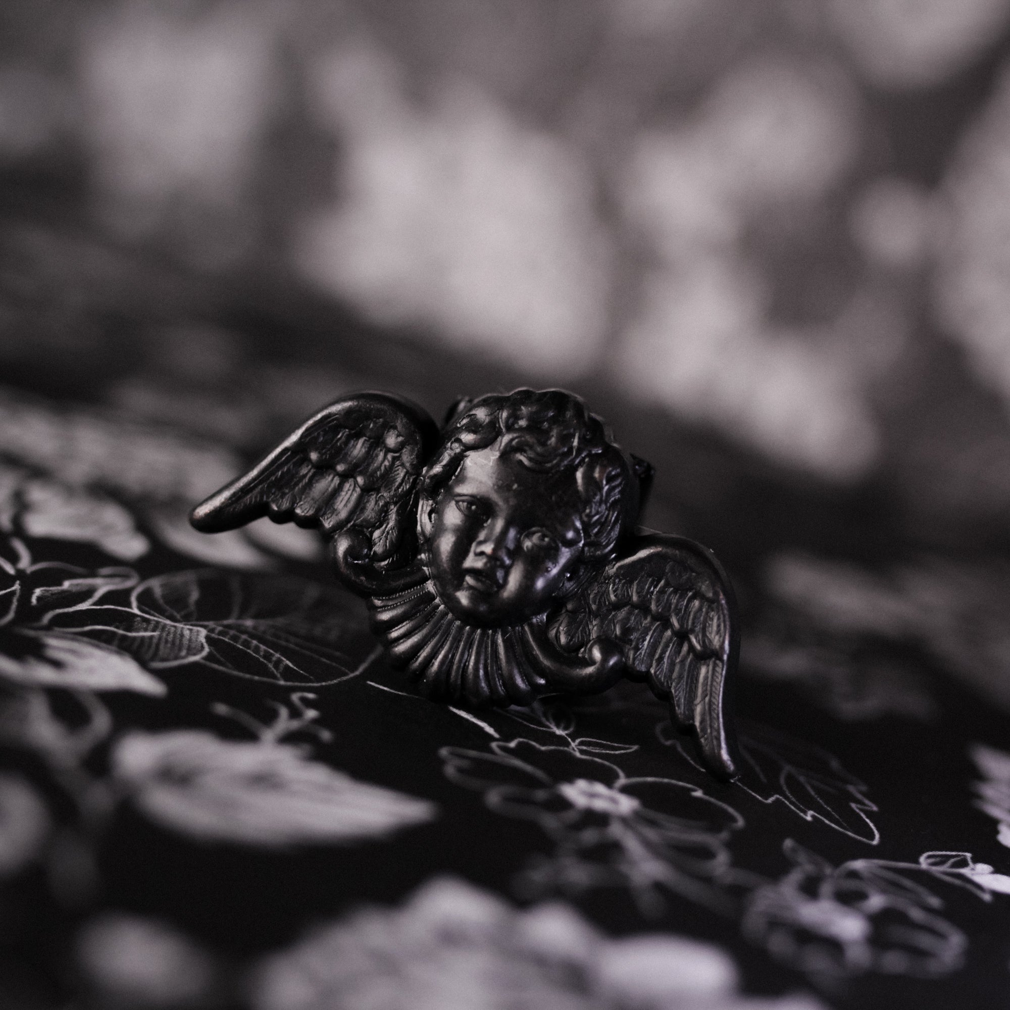 Cemetery Angel Statement Ring